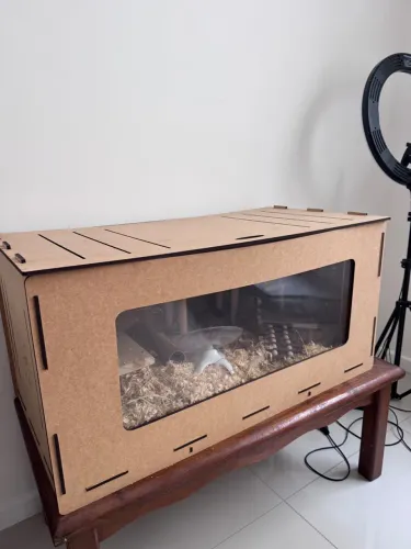 Doação casa para hamster