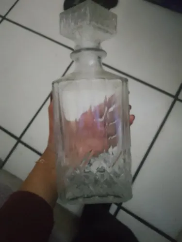 Garrafa de cristal 