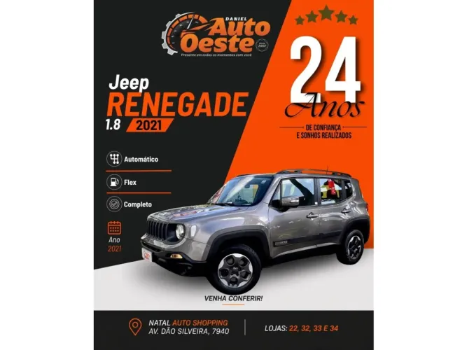 Jeep Renegade 1.8 4X2 Flex 16V Aut. 2021