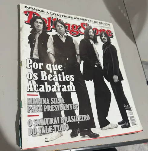 Revista Rolling Stone Capa BEATLES rasurada