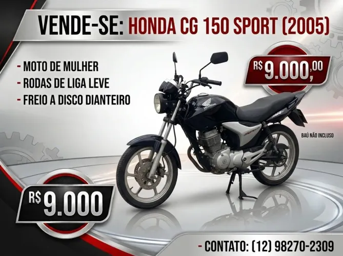 VENDE-SE HONDA CG 150 SPORT