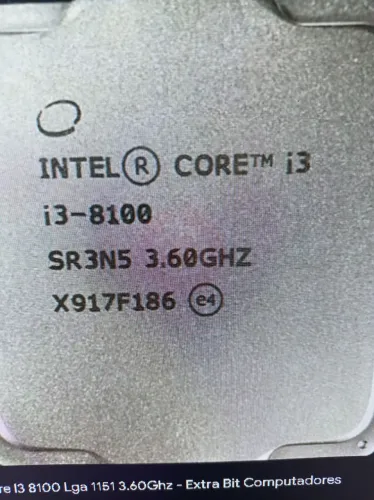 Processador i3 8100