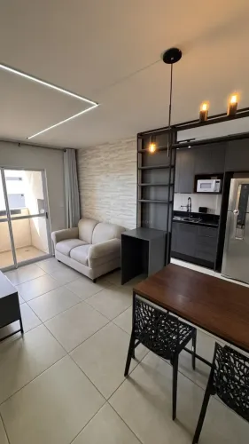 APARTAMENTO MOBILIADO 2Q COM SACADA GOURMET - ED. TERRA DO SOL