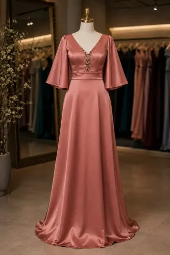 Vestido de festa com pedrarias