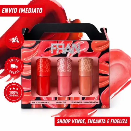 Gloss FRAN Novo ? Lote para Revenda ? 10 Unidades