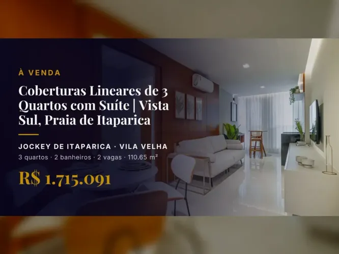Cobertura Luxuosa no Jockey de Itaparica | Ideal para Quem Busca Conforto