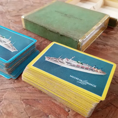 Baralho Vintage Completo Moore-McCormack Lines