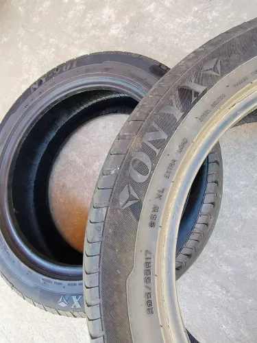 Par de pneu aro 17