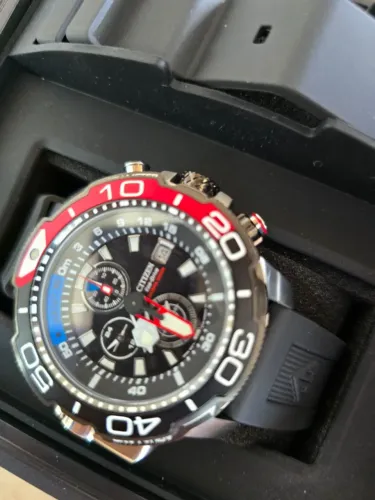 Título:  Relógio Citizen Promaster Aqualand Eco-Drive BN2038-01L + Maleta + Extensor