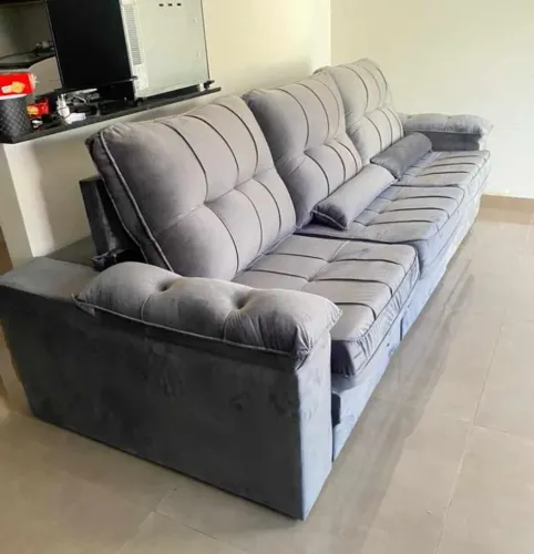 Sofá retrátil reclinável 2.90 na promoção