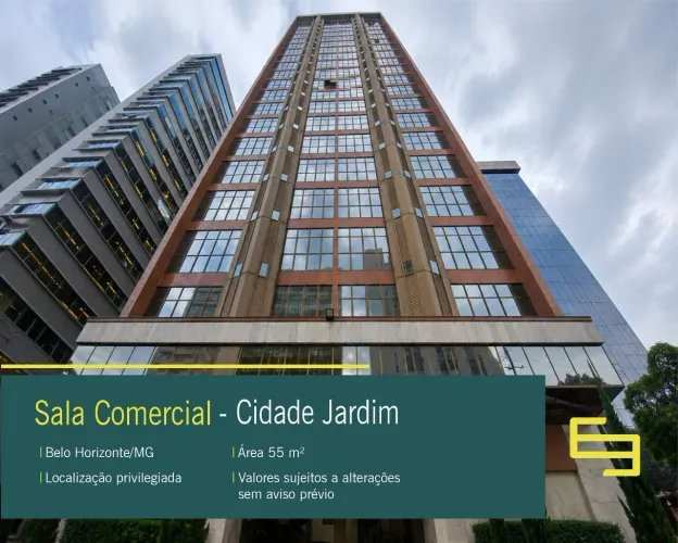 Sala Comercial para alugar na Cidade Jardim em Belo Horizonte/ MG