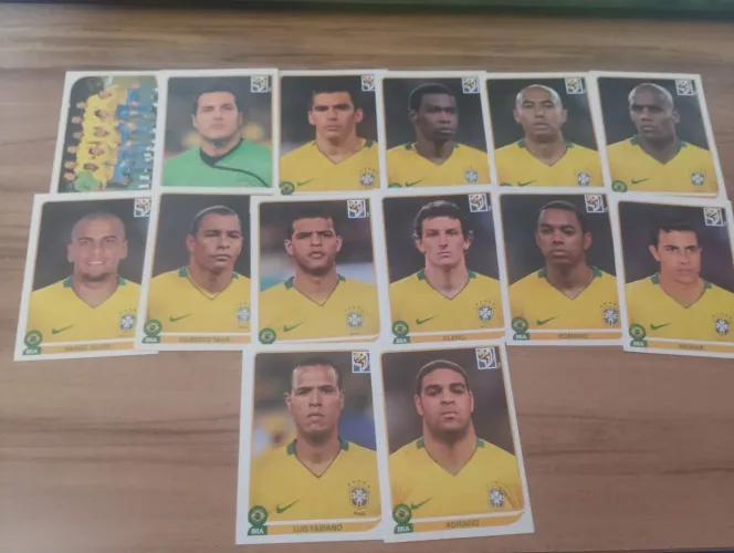 Figurinhas do Brasil na Copa do mundo 2010