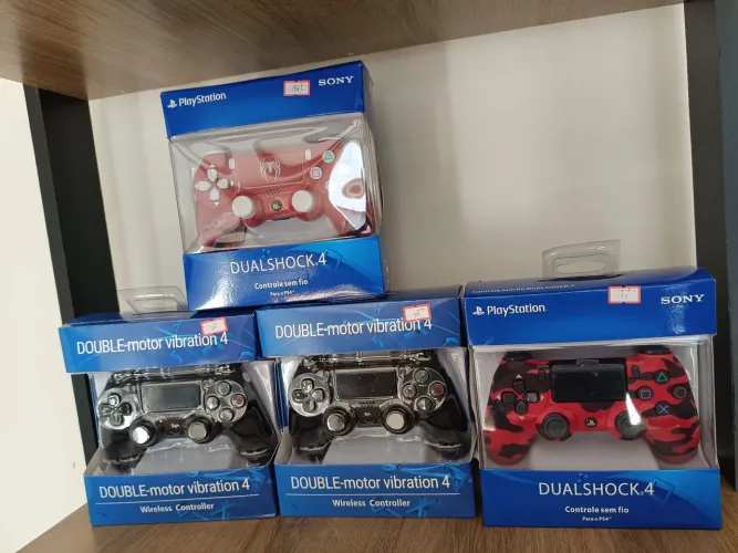 Controle ps4 sem fio via Bluetooth com garantia