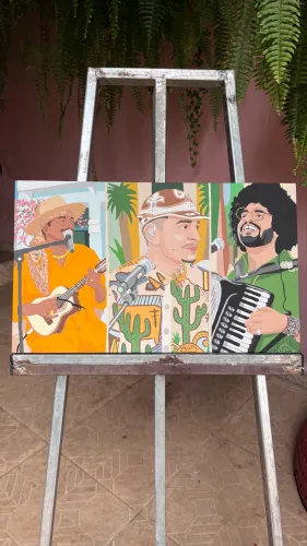 Tela de João Gomes, Mestrinho e Jota Pê. Única e Exclusiva