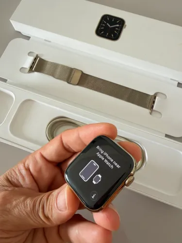 Apple Watch Series 6 44mm LTE Aço Inox