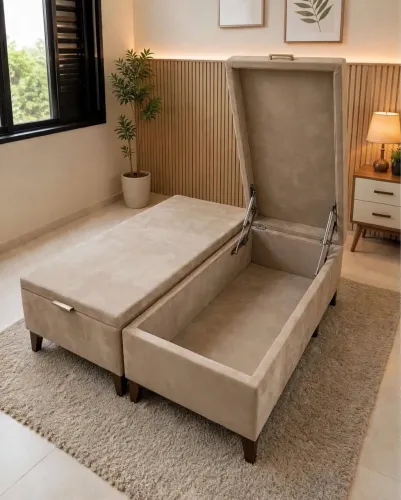 Cama queen bipartido 