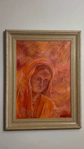 Pintura Virgem Maria
