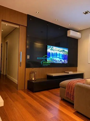 Apartamento com 3 dormitórios para alugar, 123 m² por R$ 11.800,00/mês - Alphaville - Sant