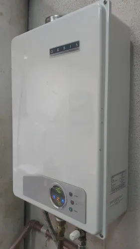 Aquecedor glp com 8 meses de garantia Orbis digital 24L já revisado e tudo funcionando.