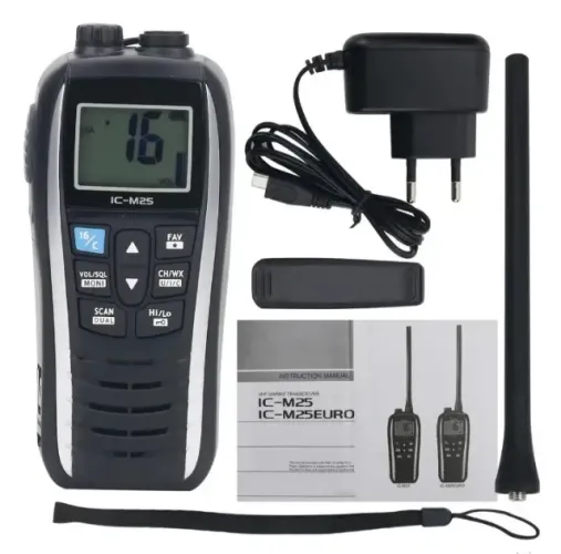 Rádio VHF Marítimo Icom IC-M25 HT portátil