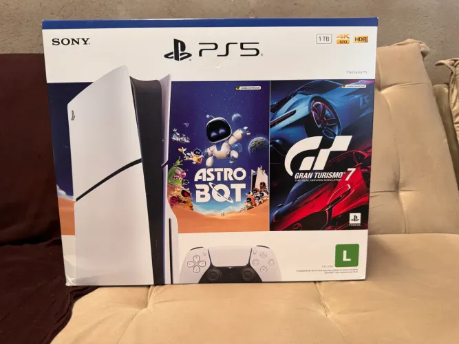 Ps5 novo 1tb lacrado na caixa