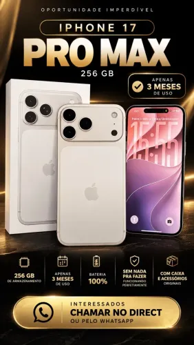 iPhone 17 Pro Max 256gb na garantia