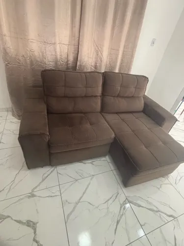 Sofá retrátil/reclinável 3 lugares R$1.250 - super confortável