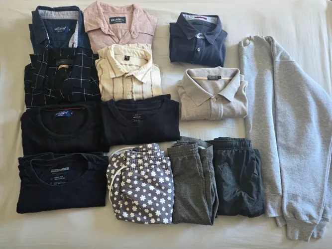 Lote de Roupas Masculinas + Mochila Ellus