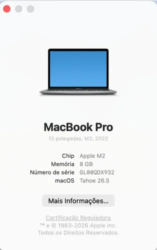 MacBook Pro M2 13? 2022 8GB / 256GB