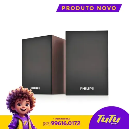 Caixas de Som Bluetooth Philips SPA20 - Lacrada