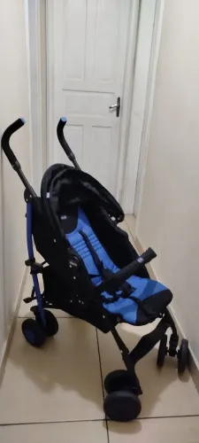 Carrinho de Passeio Chicco Echo Dobrável Mr Blue 0 a 15kg