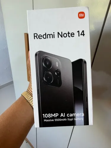 Redmi 14 na caixa 