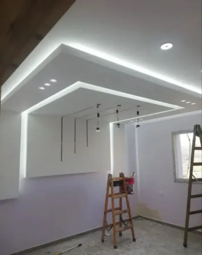 Gesseiro sanca rebaixo e decoracao