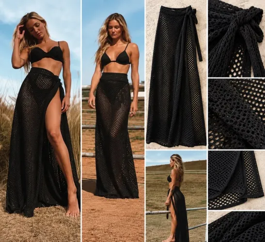 Saia Linga Lago Beachwear - tamanho único
