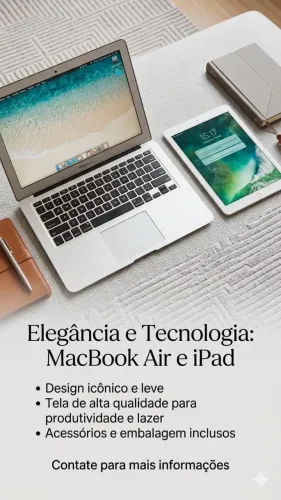 MacBook Air & IPad leve 2 pelo preço de 1