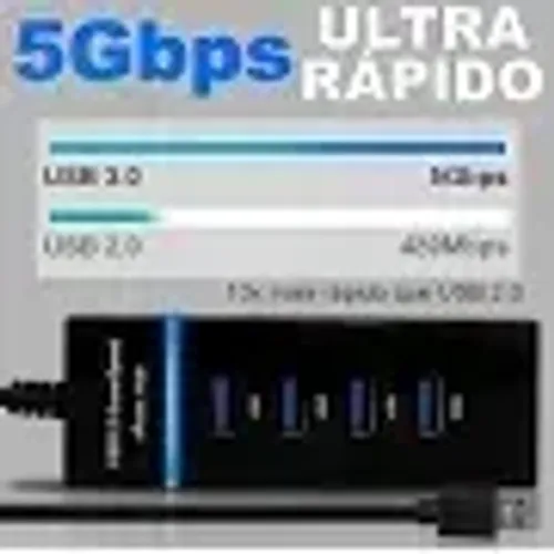 Cabo Extensor Hub Usb 3.0 4 Portas