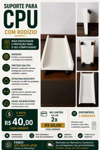Suporte para CPU