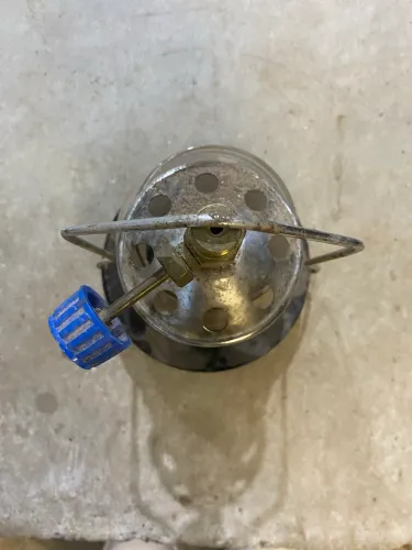 Lampião antigo a gás
