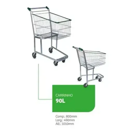 CARRINHO DE SUPERMERCADO 90 LITROS