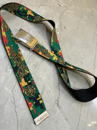 Cinto Reggae Chronic Masculino Estilo Streetwear