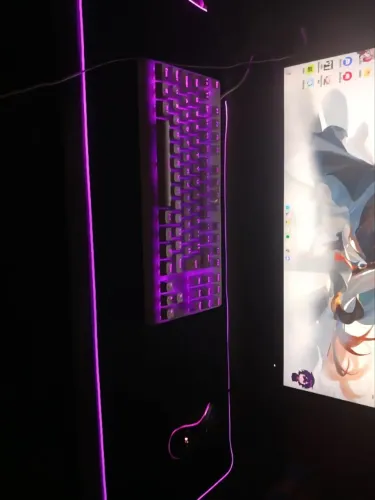 Mouse Pad Gamer Grande com RGB | 80x30cm