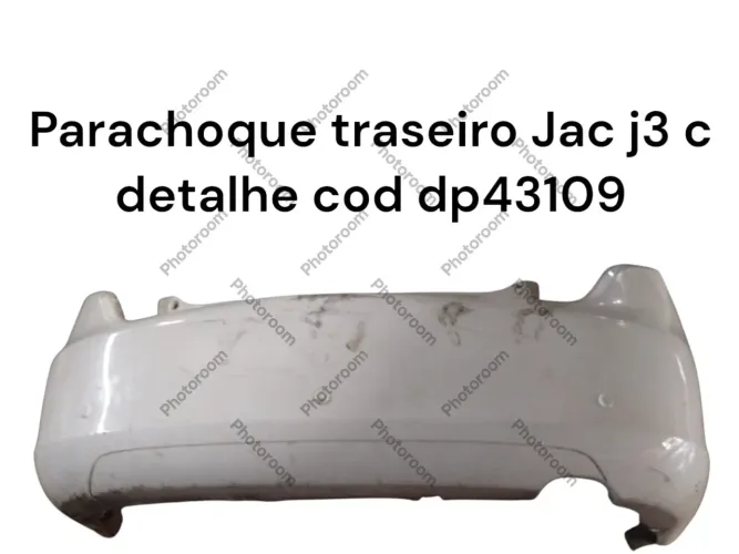 Parachoque traseiro jac 
