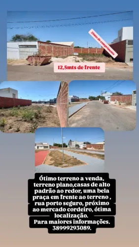 Terreno a venda .