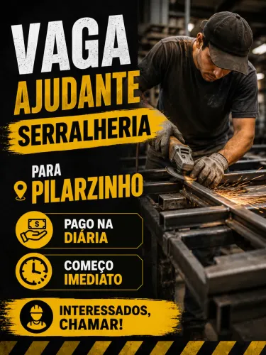 Ajudante serralheria