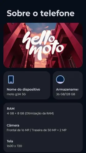 MOTO G34 5G
