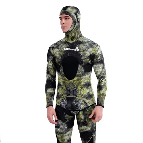 Roupa de mergulho camuflada 3mm