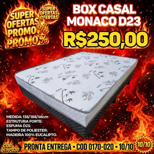 Cama box casal Mônaco