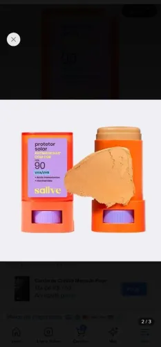 Protetor com cor Sallve