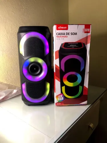 Caixa de som Bluetooth Xtrad 50W 
