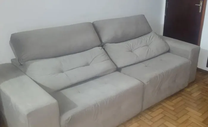Sofá 2,5 metros retrátil e reclinável